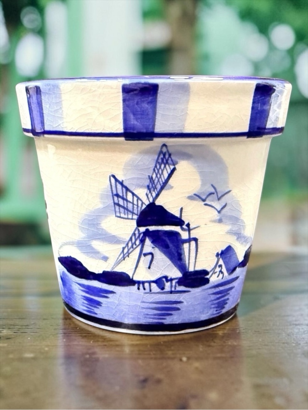 DELFTS BLUE Hand Painted Small Pot